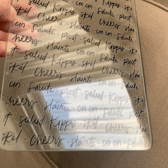 Glass cheese and fruit plate - Picture 3 of 4